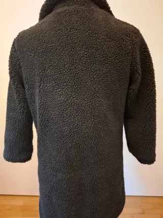 Cappotto Teddy Nero Donna