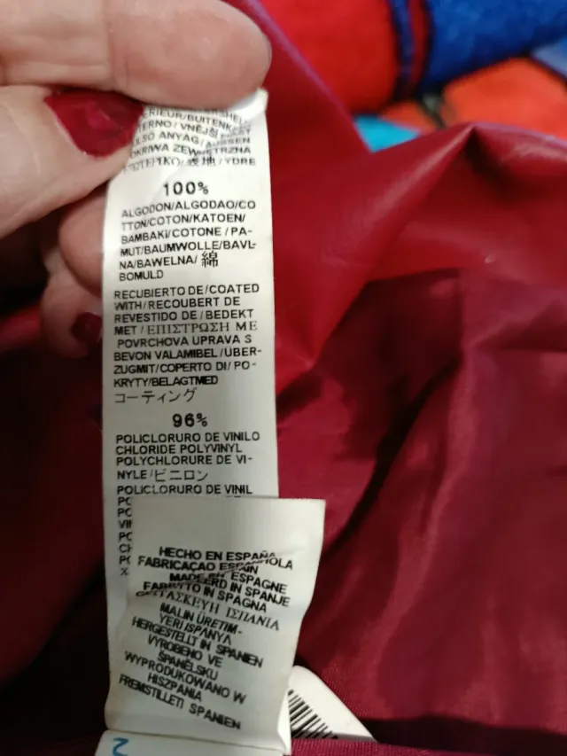 Chaqueta Zara Piel Roja