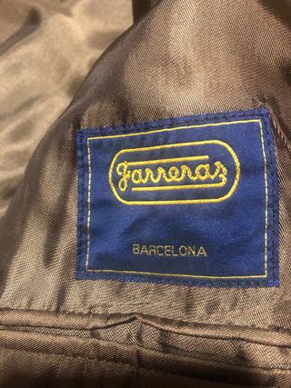 Americana Lana/Poliéster Marrón