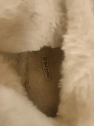 Pantuflas Botín Azul y Blanco