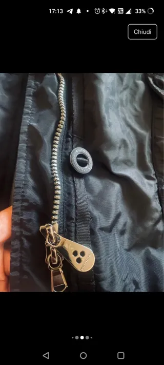 Piumino Peuterey nero taglia 10Y