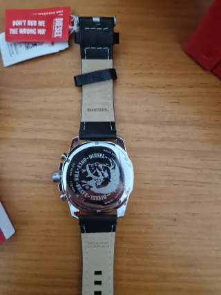 Reloj Diesel Master Chief Cuero Negro