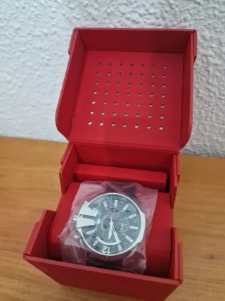 Reloj Diesel Master Chief Cuero Negro