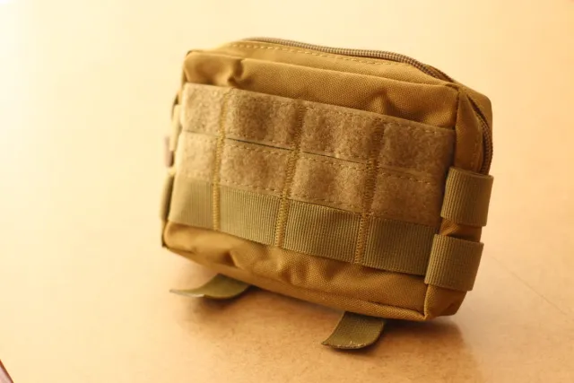 Bolsa Táctica Molle Beige/Verde Oliva