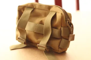 Bolsa Táctica Molle Beige/Verde Oliva