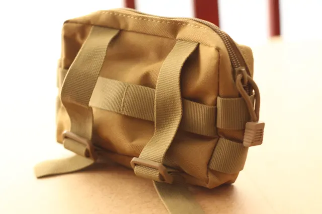 Bolsa Táctica Molle Beige/Verde Oliva