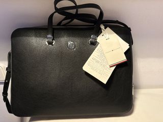 Maletín Piel Tommy Hilfiger Negro