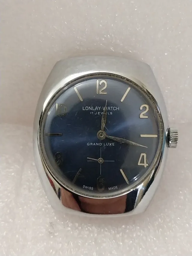 Lote de 2 Relógios Lonly Watch 17 Joias Anos 60