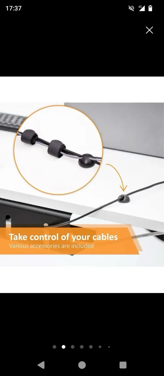 Soporte Cables Escritorio Kabelkanal