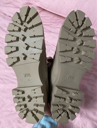 Botines Zara cordones talla 39