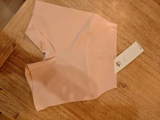 Alo Leggings Malla Rosa Talla S deporte gym mujer