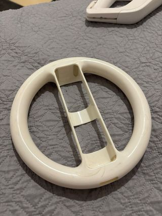 Accesorios Wii: Volante, Base y Mando