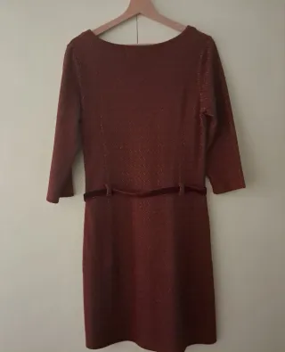 VESTITO BORDEAUX TAGLIA  M.