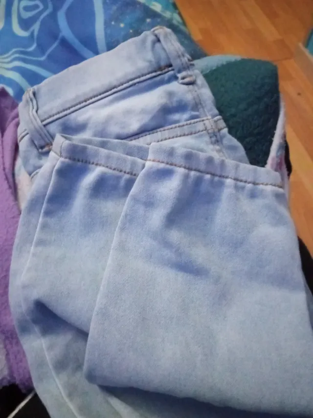 Pantalón Vaqueros niña 4 años azul claro
