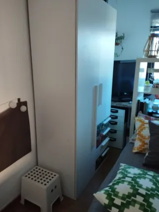 Armario ropero 2 puertas y cajonera