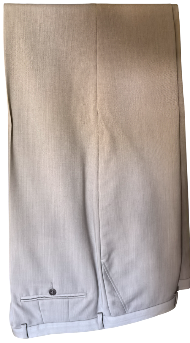 Abito completo 3 bottoni beige tg 56/58