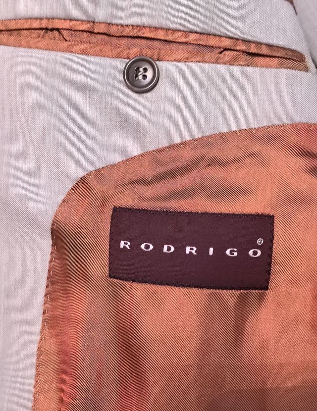 Abito completo 3 bottoni beige tg 56/58