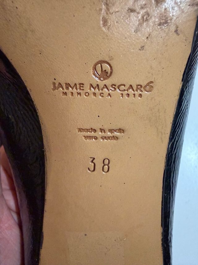 Zapatos tacon Jaime Mascaró negros