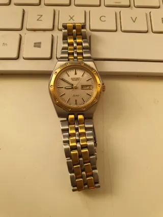 2 Relojes Seiko Mujer Oro/Plata