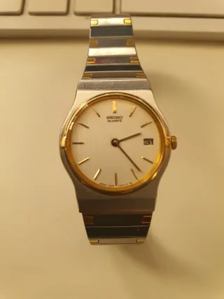 2 Relojes Seiko Mujer Oro/Plata