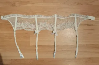 Liguero Novia Encaje Blanco