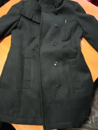 Abrigo de mujer negro