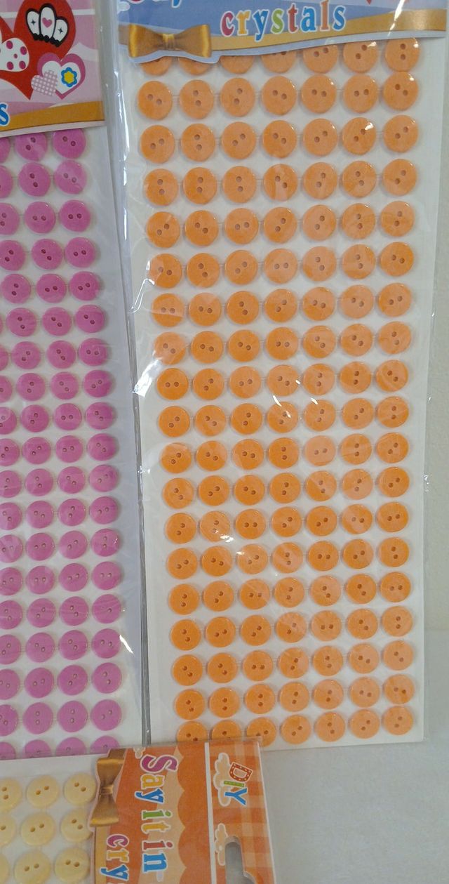 Set de Botones Pegatinas DIY