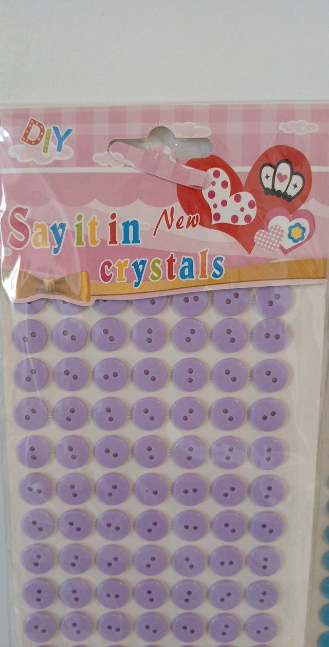 Set de Botones Pegatinas DIY