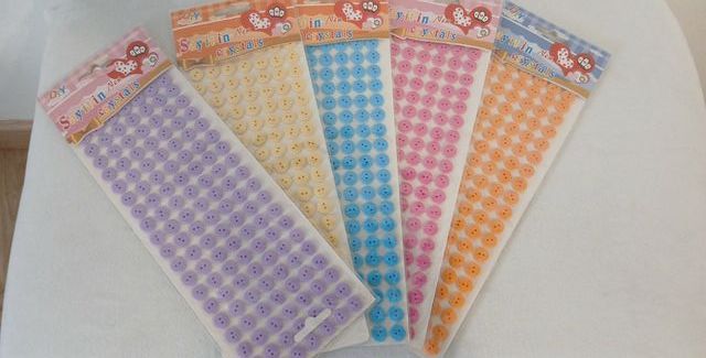 Set de Botones Pegatinas DIY