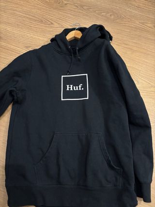 Sudadera Huf Negra Hombre