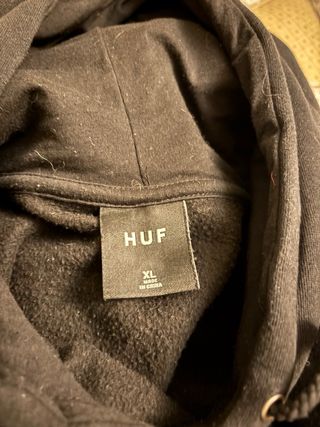Sudadera Huf Negra Hombre