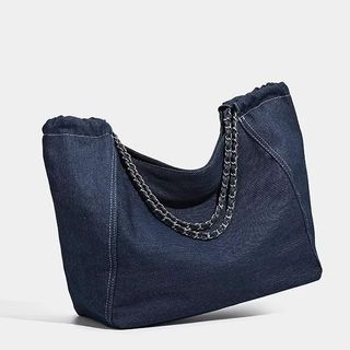 Bolso Tote Lona Vaquera Cadena