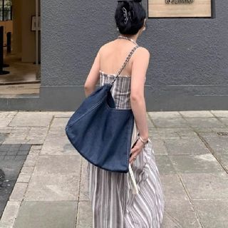 Bolso Tote Lona Vaquera Cadena