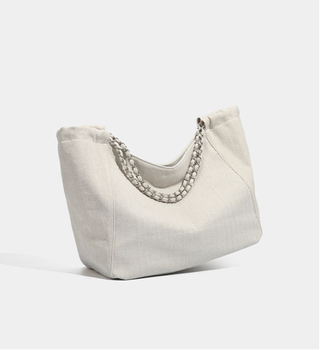 Bolso Tote Lona Vaquera Cadena