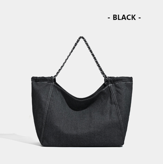 Bolso Tote Lona Vaquera Cadena