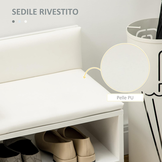 Panca Scarpiera da Ingresso Salvaspazio con Seduta