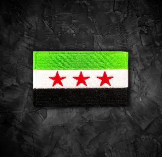 Siria Parche bandera termoadhesiva