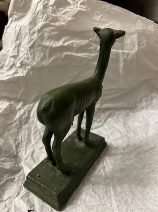 Statuetta in bronzo di cerbiatto