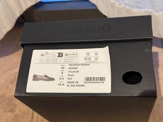 Mocasines Sebago Madison Mujer Talla 40 Negro