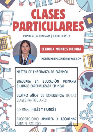 Clases particulares Primaria, ESO y Bachillerato