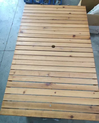 Maletín Mesa Plegable Madera y Metal