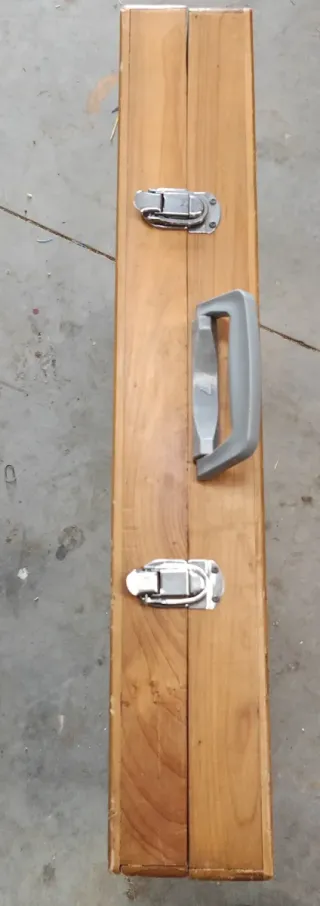 Maletín Mesa Plegable Madera y Metal