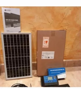 Panel Solar 12v + Controlador Carga solar