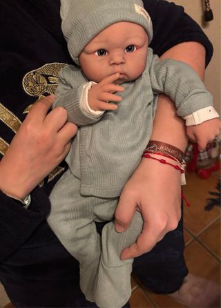 Bebé Silicona 50cm con Sistema Pipi