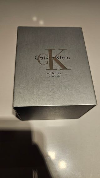 Reloj Calvin Klein Negro y Plateado