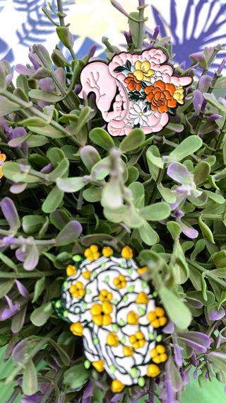 Pack 3 pines cerebro floral naturaleza Ed.Limitada