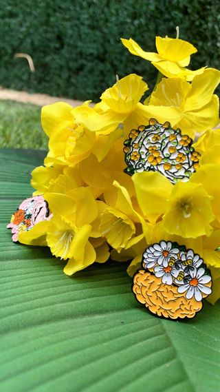 Pack 3 pines cerebro floral naturaleza Ed.Limitada