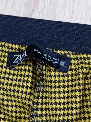 Pantaloni Zara XL Houndstooth Invernali