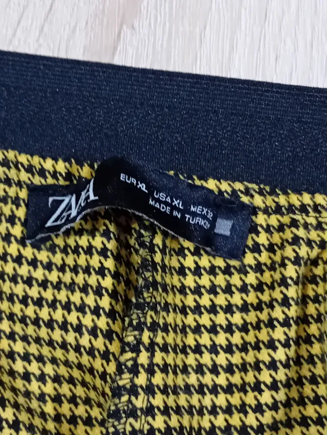 Pantaloni Zara XL Houndstooth Invernali
