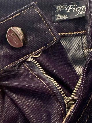 Pantalones vaqueros Vintage elásticos Fionina